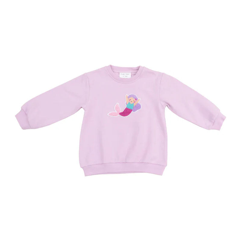 Angel Dear Oversize Sweatshirt with Mermaid Appliqué