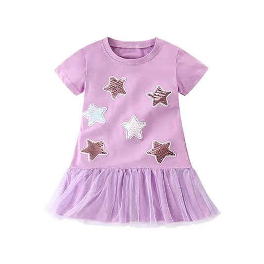 Little Chic Boutique Star Sequin Dress