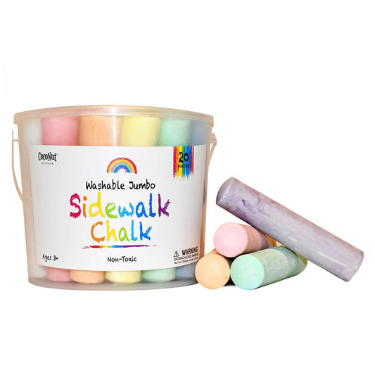 Jumbo Outdoor Sidewalk Chalk Set