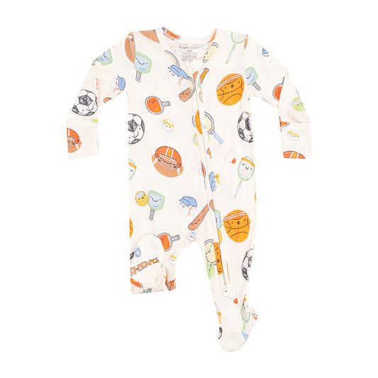 Angel Dear Sports Ball Friends 2 Way Zipper Footie