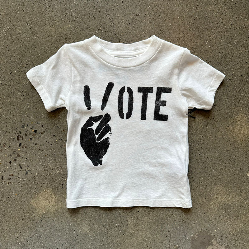 Vote For Peace White Tee