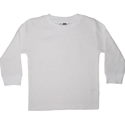 Mish Kids White Distressed Thermal